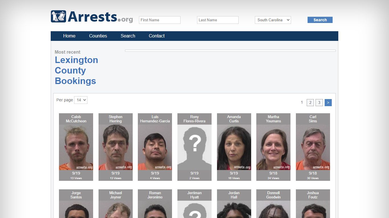 Lexington County Arrests and Inmate Search